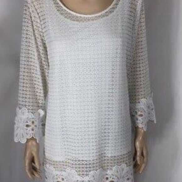 Alfani Tops - Alfani White Lace Blouse